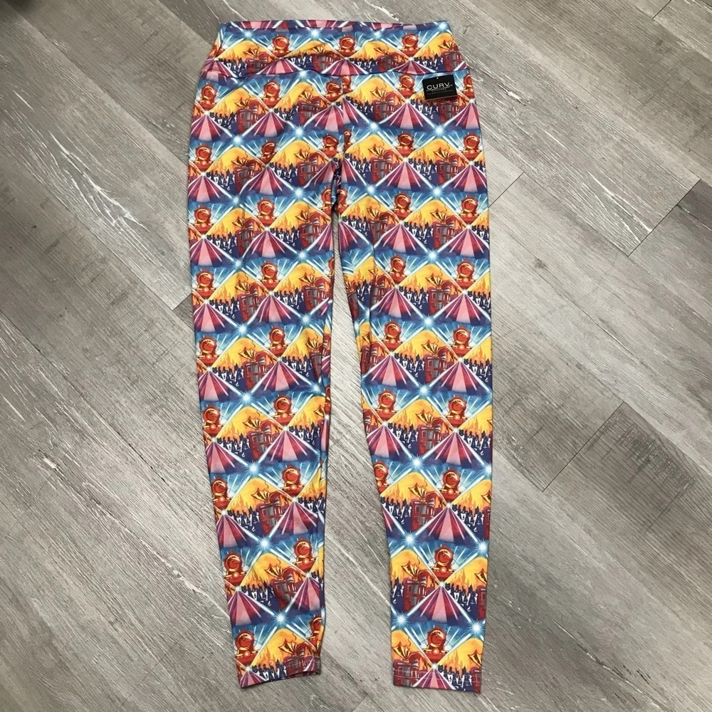 Wizarding World Of Harry Potter Multi-Color Leggings - Size XXL